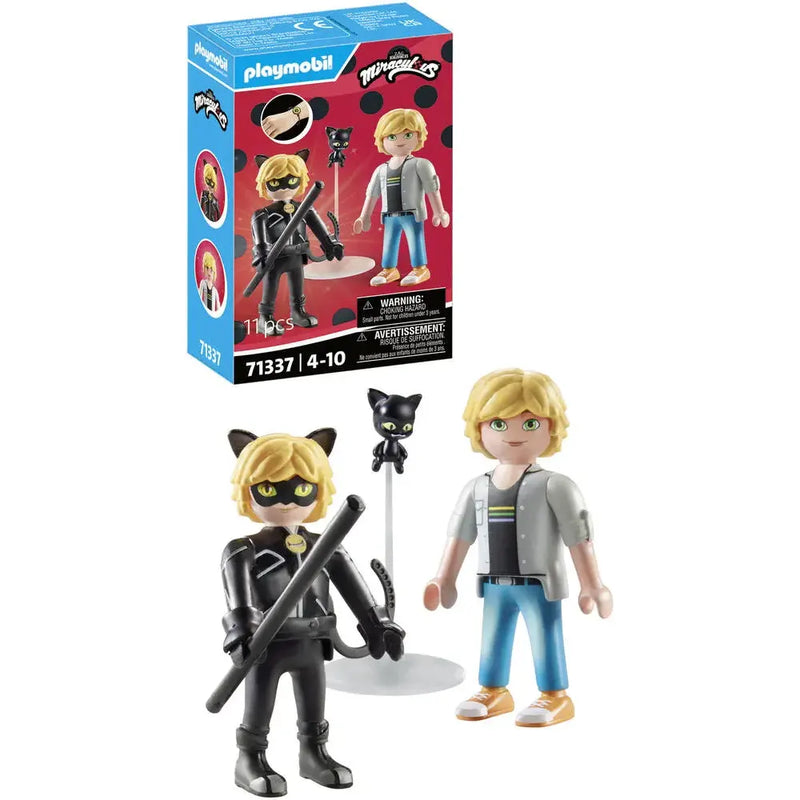 Playmobil Miraculous Adrien et Chat Noir - 4A+