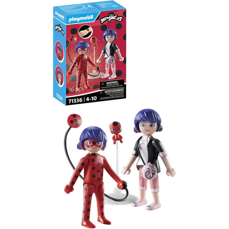 Playmobil Miraculous Marinette et Ladybug - 4A+