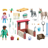Playmobil Mission Vétérinaire avec Ânes