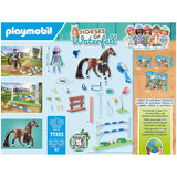Playmobil Zoé & Blaze con Pista de Obstáculos – 5 años+