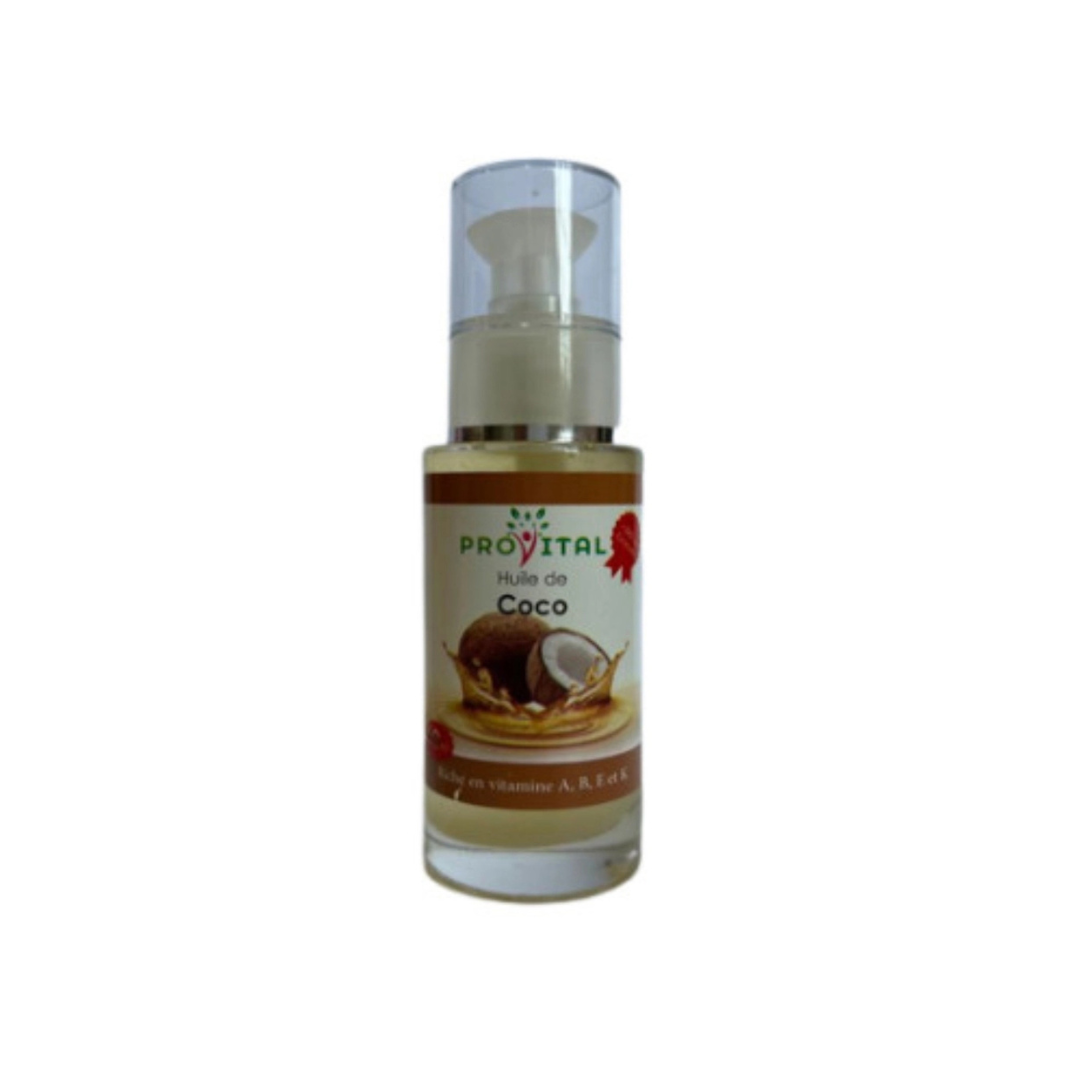 Flacon d’huile de coco Pro Vital, 60 ml