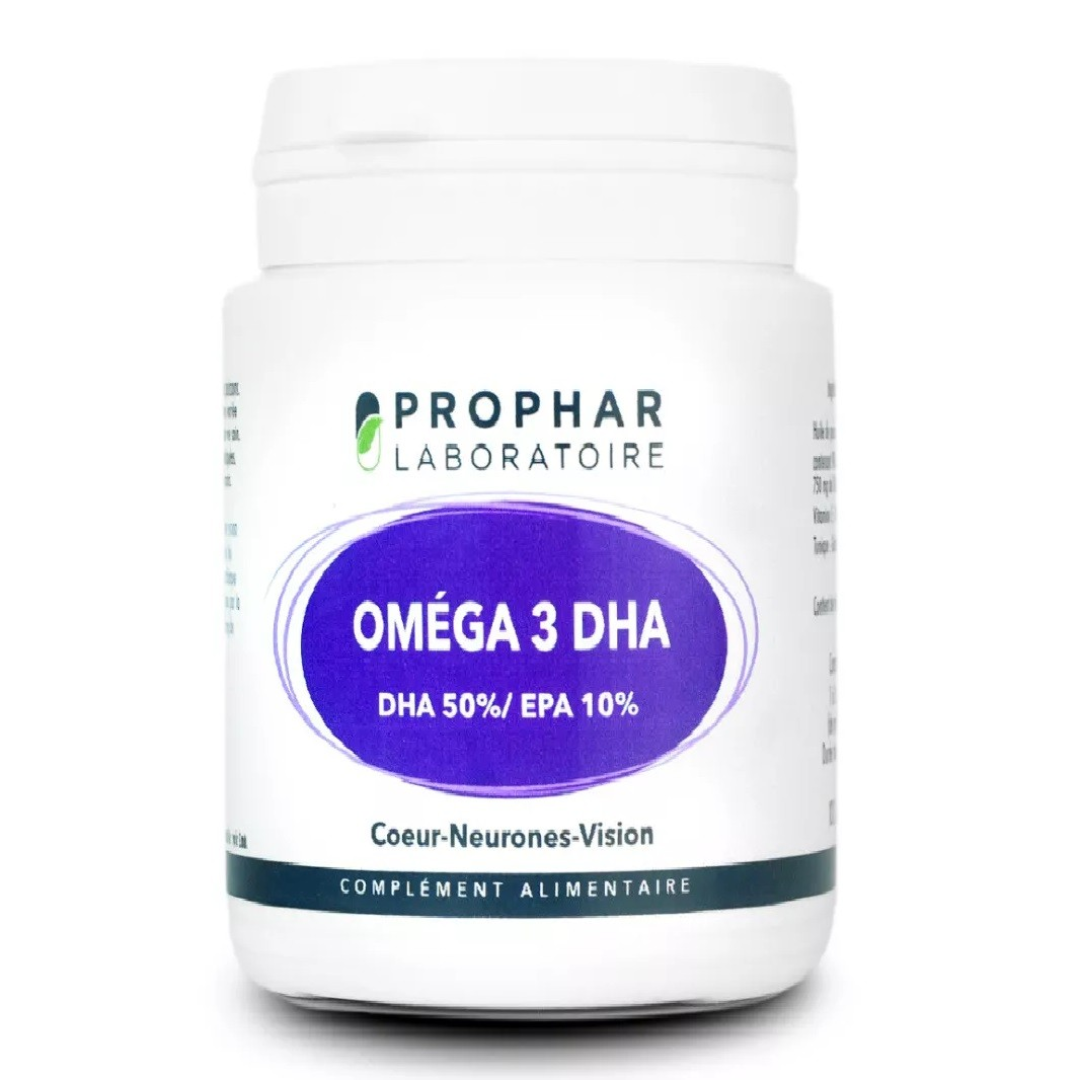 Prophar Oméga 3 DHA 100 capsules – boîte