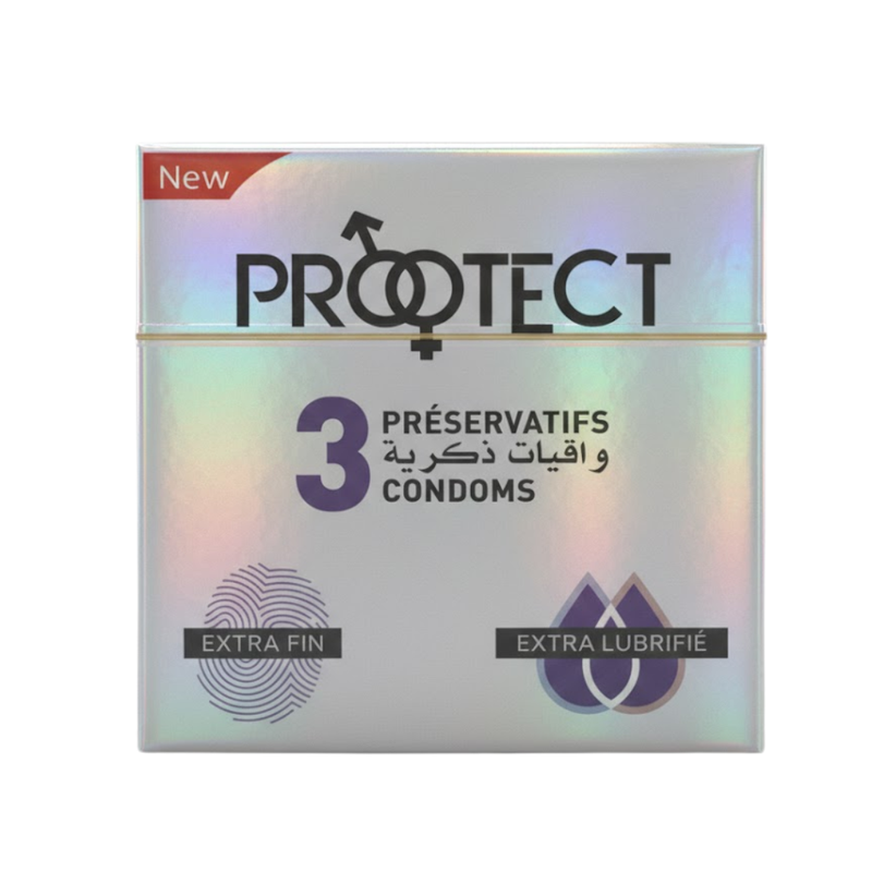 Protect 3 Piezas Extra Lubricado