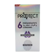 Boîte de 6 préservatifs Protect extra lubrifiés