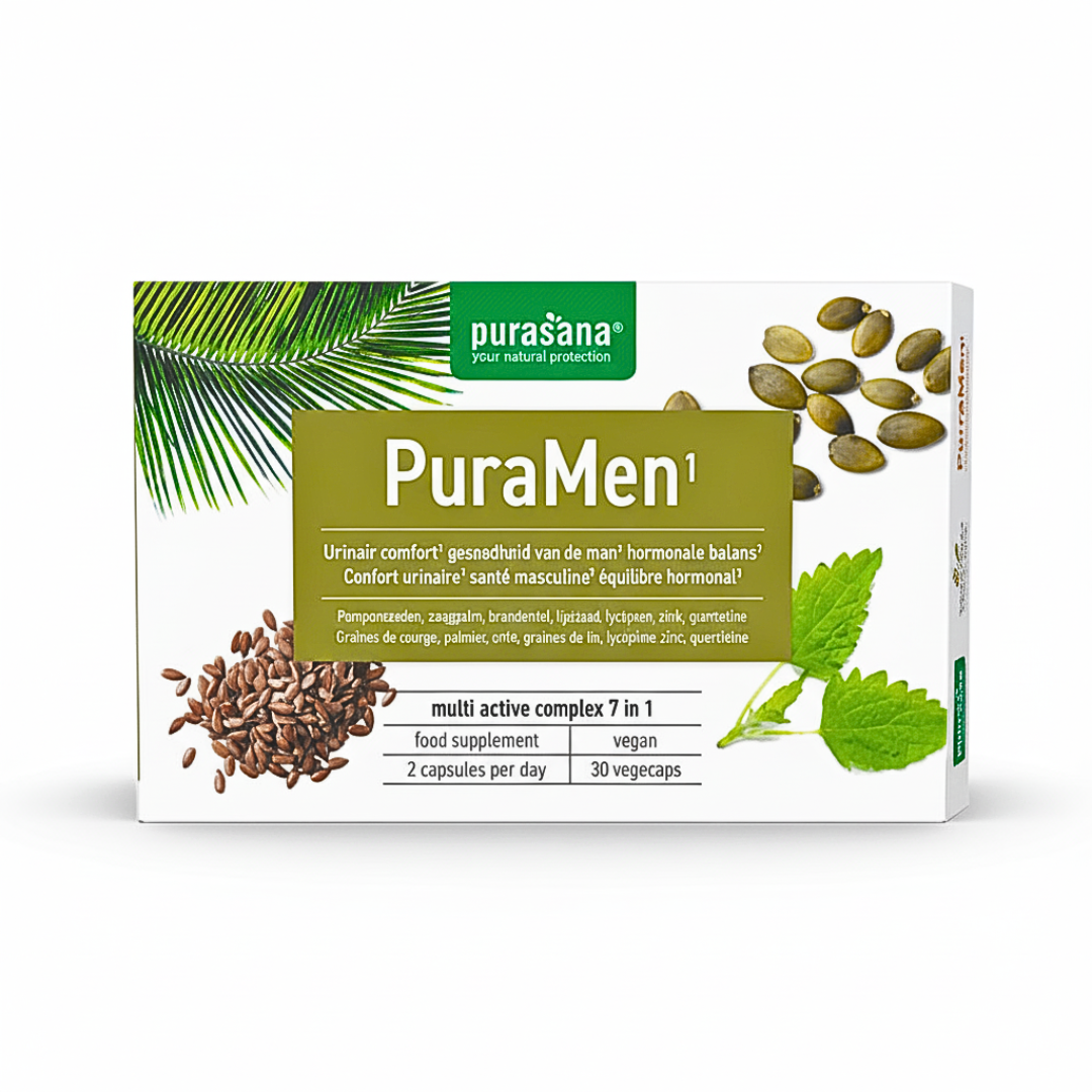 Purasana PuraMen – boîte de 30 gélules, complément alimentaire pour hommes