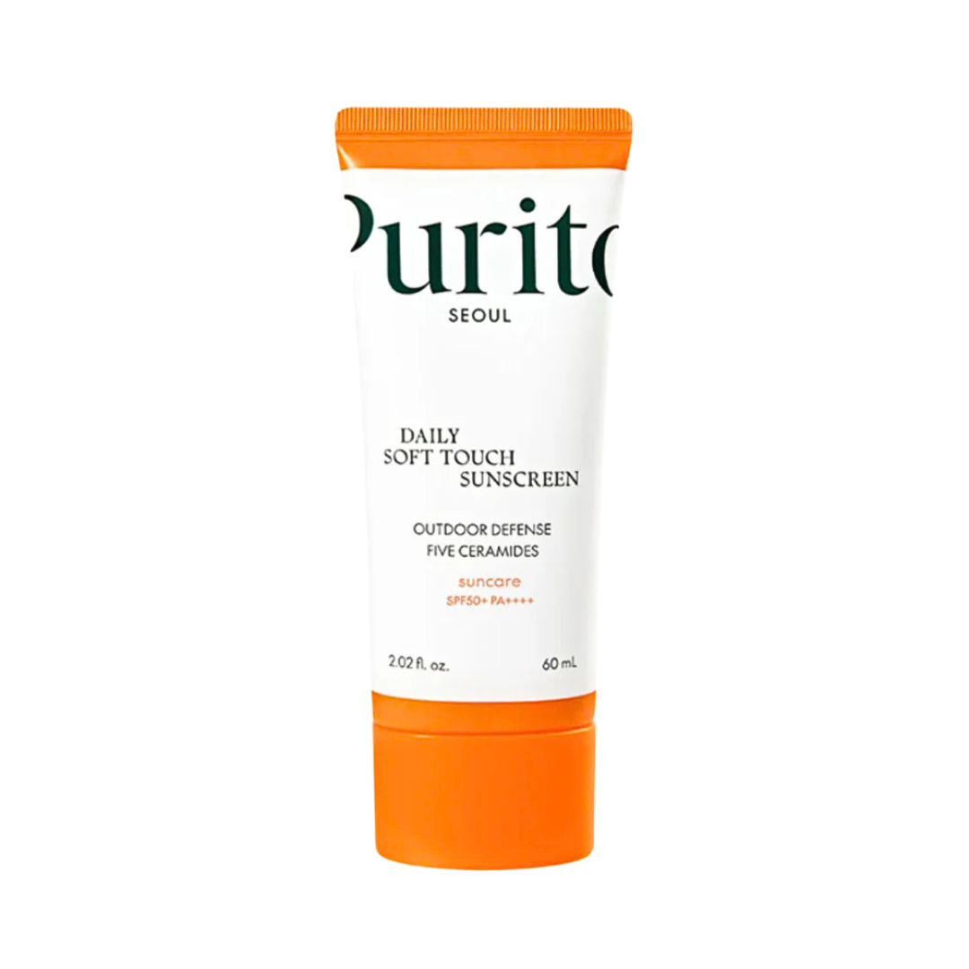 Purito Daily Soft Touch Sunscreen SPF50+ 60 ml – tube de crème solaire visage