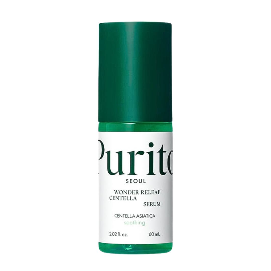 Purito Wonder Releaf Centella Serum 60 ml – flacon compte-gouttes de sérum à la centella
