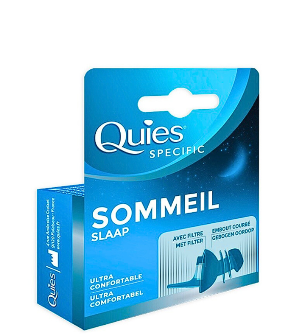 Quies Protections Auditives Spécial Sommeil – 1 paire, emballage