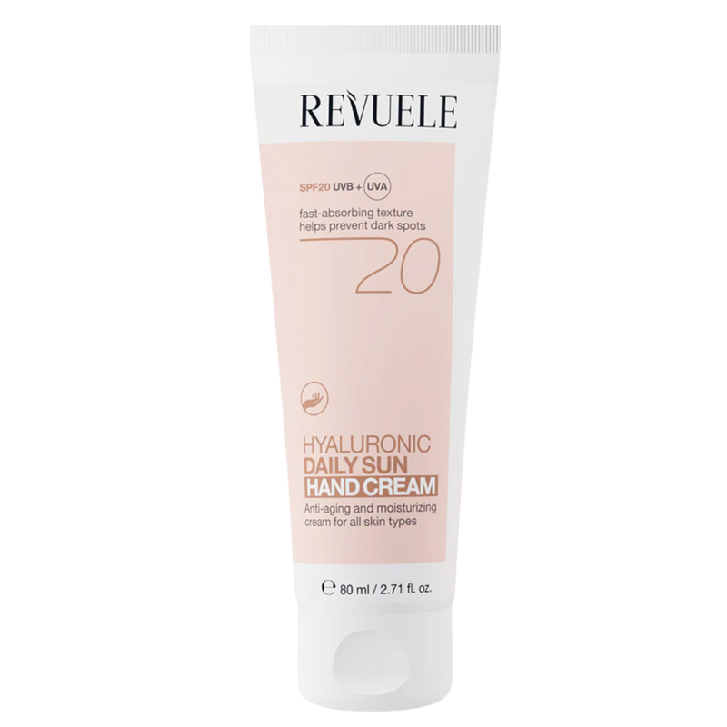 Revuele Hyaluronic Daily Sun Hand Cream SPF 20 80ml