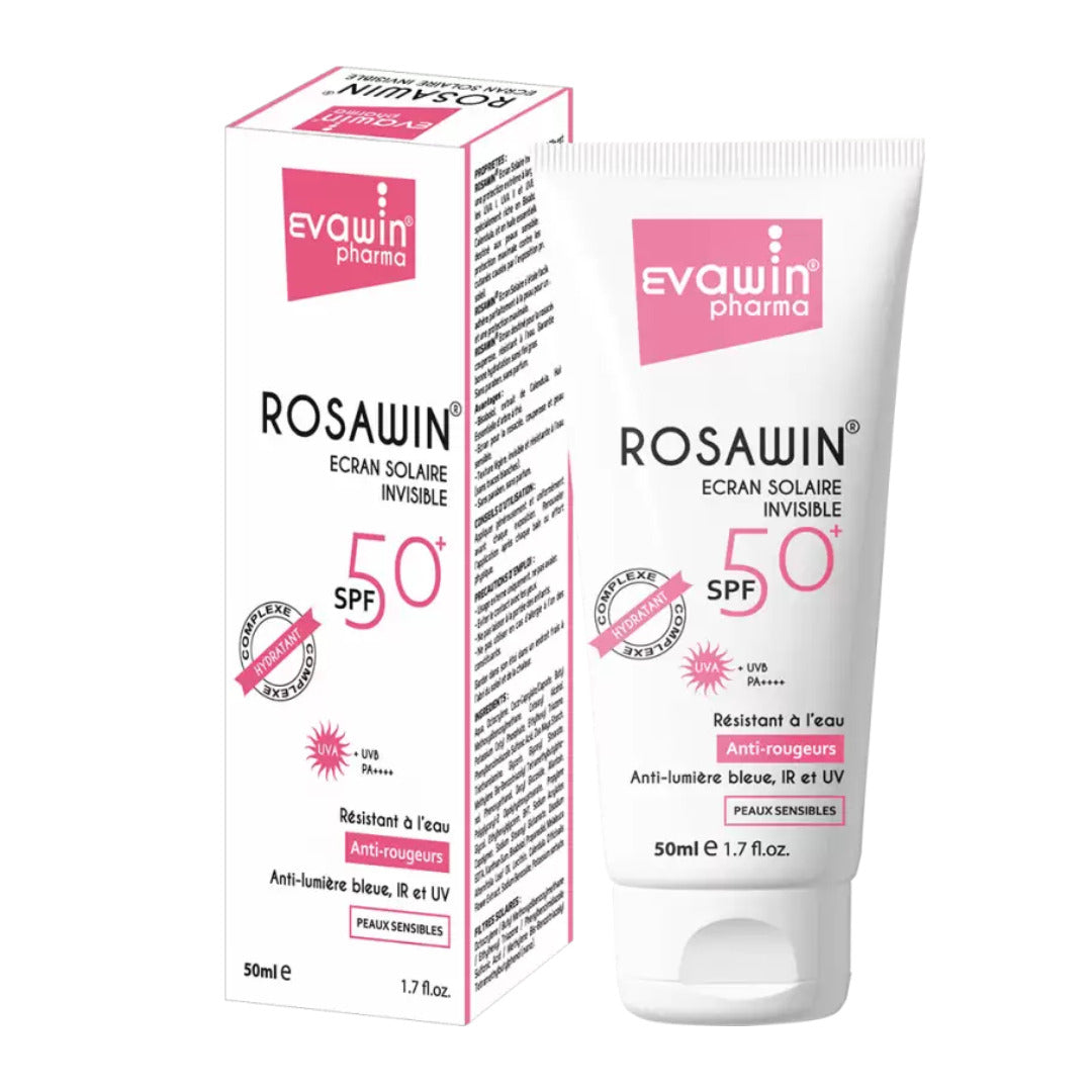 Rosawin Écran Invisible SPF50+ 50 ml – tube de protection solaire