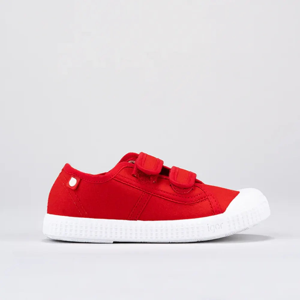 Basket Berri Velcro Igor - Rouge