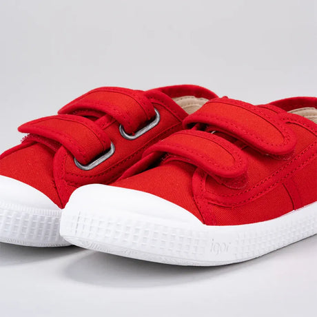 Basket Berri Velcro Igor - Rouge