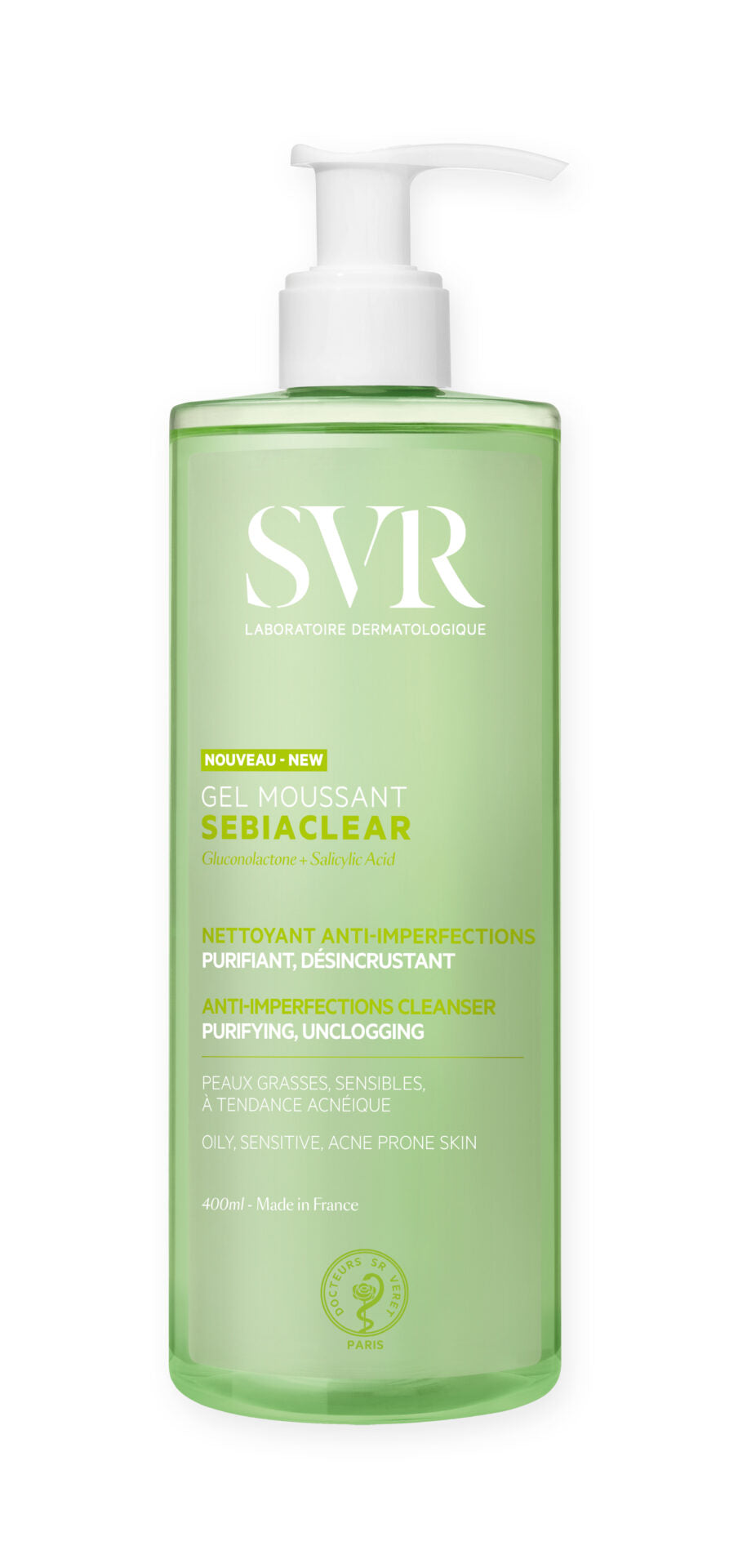 SVR SEBIACLEAR Foaming Gel 400 ML