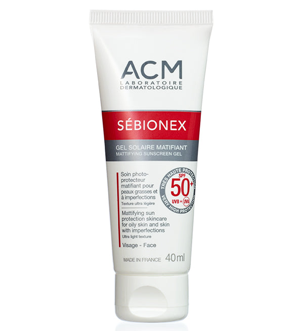 ACM Sébionex Gel Solaire Matifiant SPF 50+ – 40ml