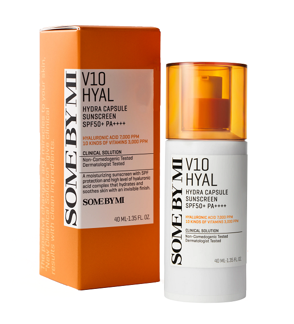 SOME BY MI V10 Hyal Hydra Capsule Sunscreen SPF50+ – 40 ml