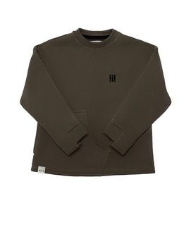 Sweat Unisexe en Coton Biologique Ben B Collection - Kaki