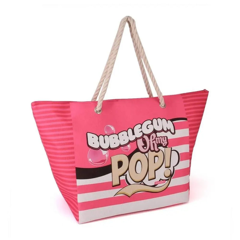 Soleil Bubblegum Beach Bag - Oh My Pop!