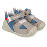 Sandales en toile ergonomiques pour bébé – Canva Beige Star