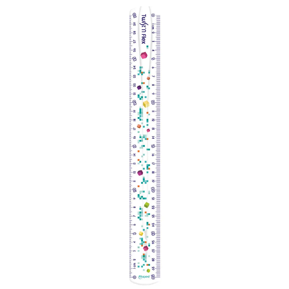  Maped Règle Flexible Twist'n Flex  en Blister - 30 cm