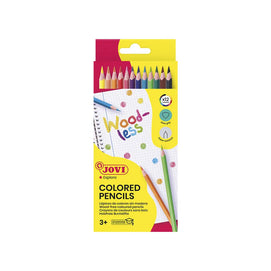 Jovi 12 Crayons de Couleur en Bois