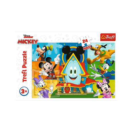 Trefl Puzzle Maxi Mickey Mouse Funhouse 24 Pièces - 3A+