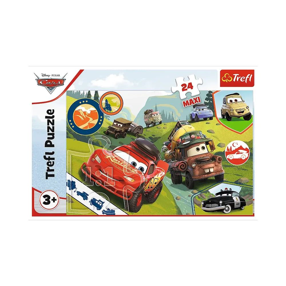 Trefl Puzzle Maxi Cars 24 Pièces - 3A+