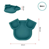 Babymoov Assiette Compartimentée ISY Plate Chien En Silicone