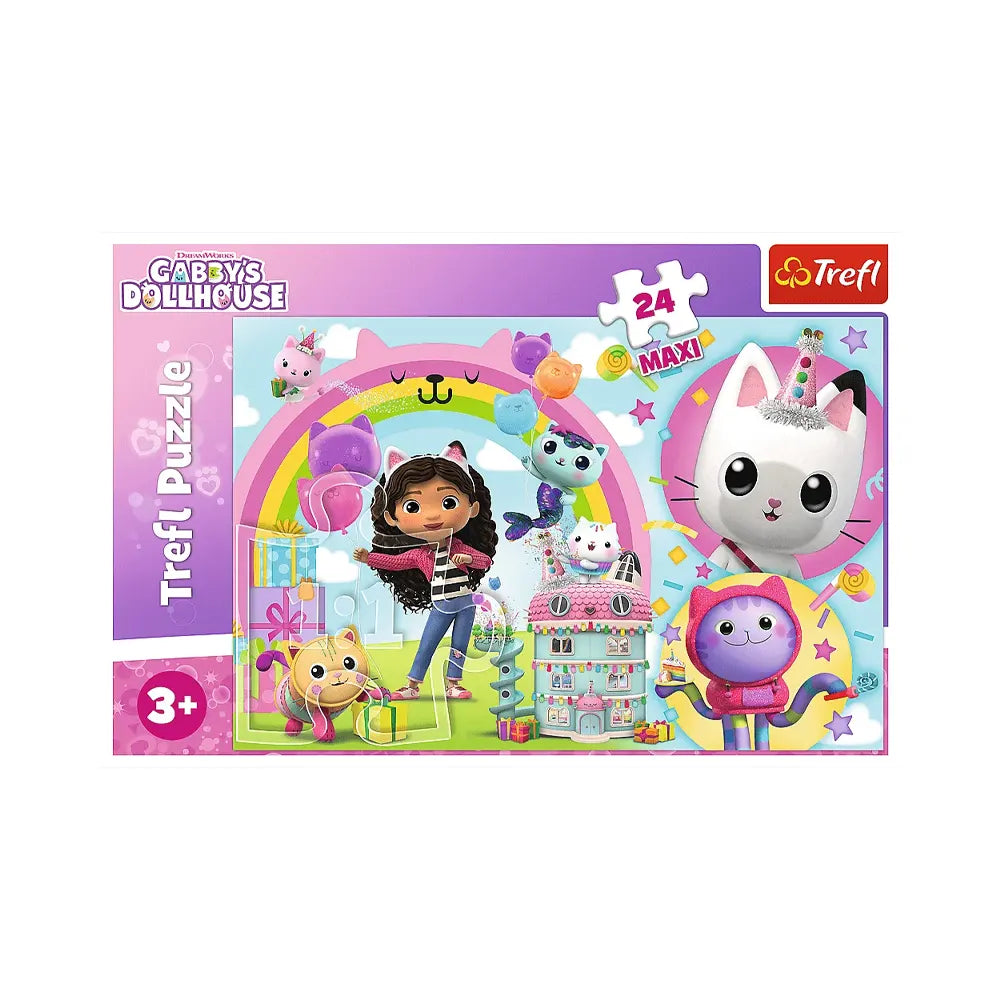 Trefl Puzzle Maxi Gabby's Dollhouse  24 Pièces - 3A+