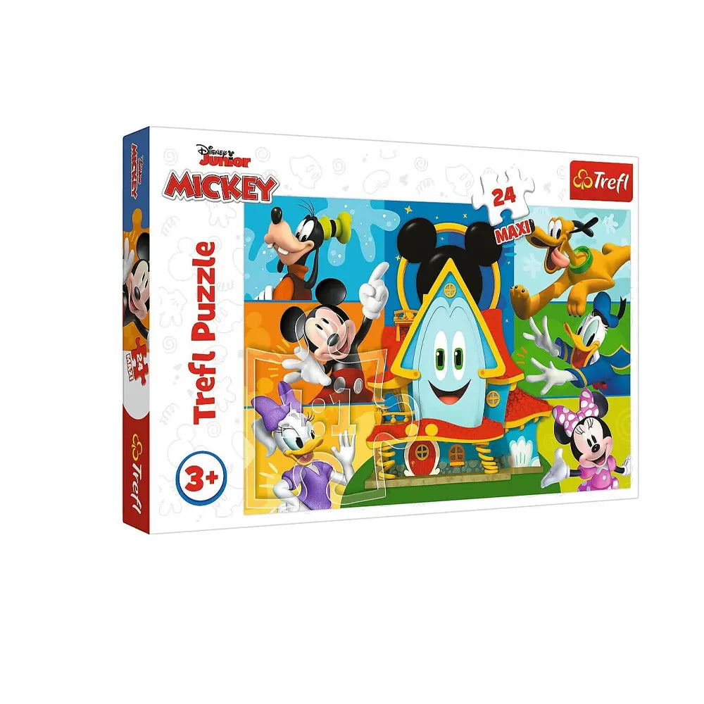 Trefl Puzzle  Mickey Mouse Funhouse 24 Pièces - 3A+