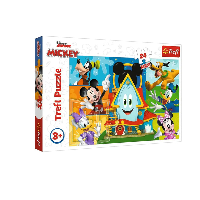 Trefl Maxi Mickey Mouse Funhouse 24 Piece Puzzle - 3A+