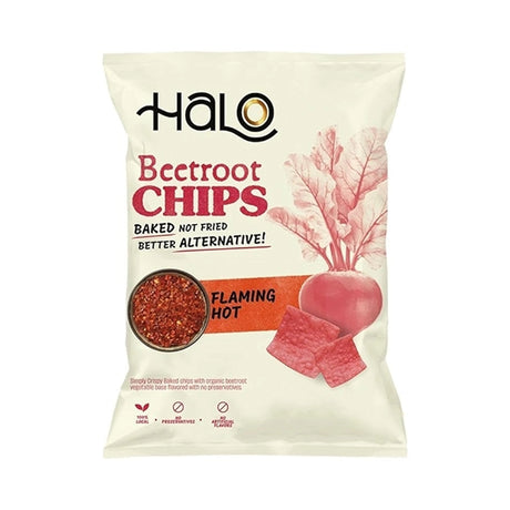 Halo Beetroot Chips Flaming Hot - 50g