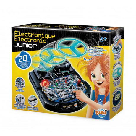 Buki Kit d'Assemblage Electronique Junior 8A+