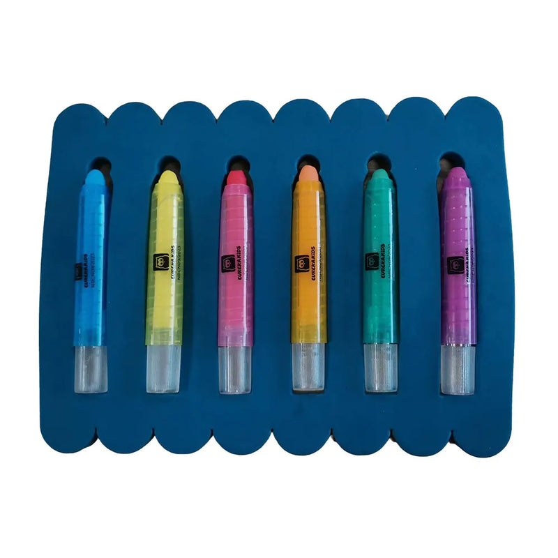 Eurekakids Bath Crayon 6 Pieces - 3A+
