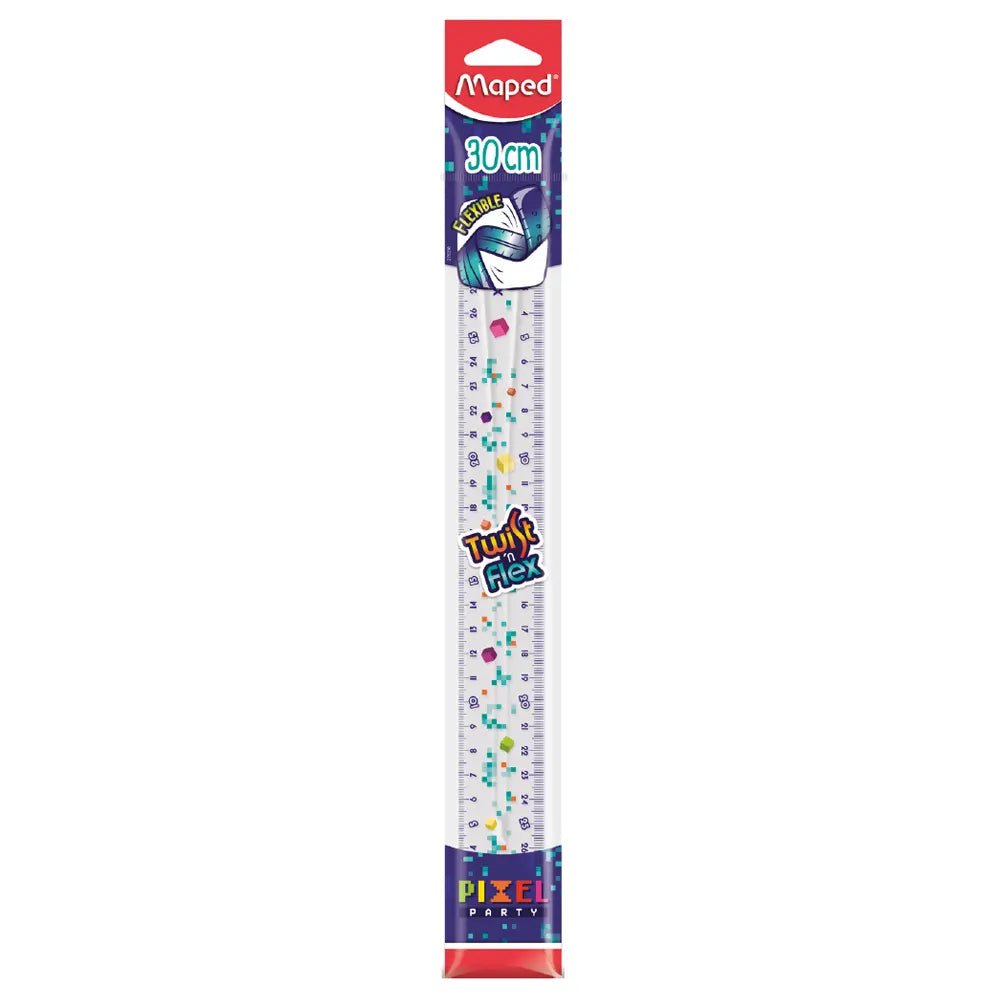  Maped Règle Flexible Twist'n Flex  en Blister - 30 cm