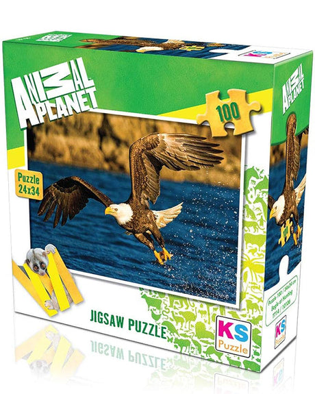 KS Child Puzzle 100 - Eagle at Hunting