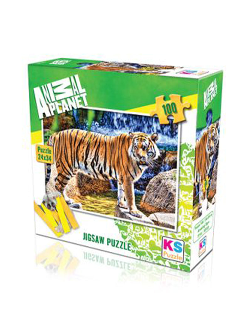 KS Child Puzzle 100 - Amazing Tiger