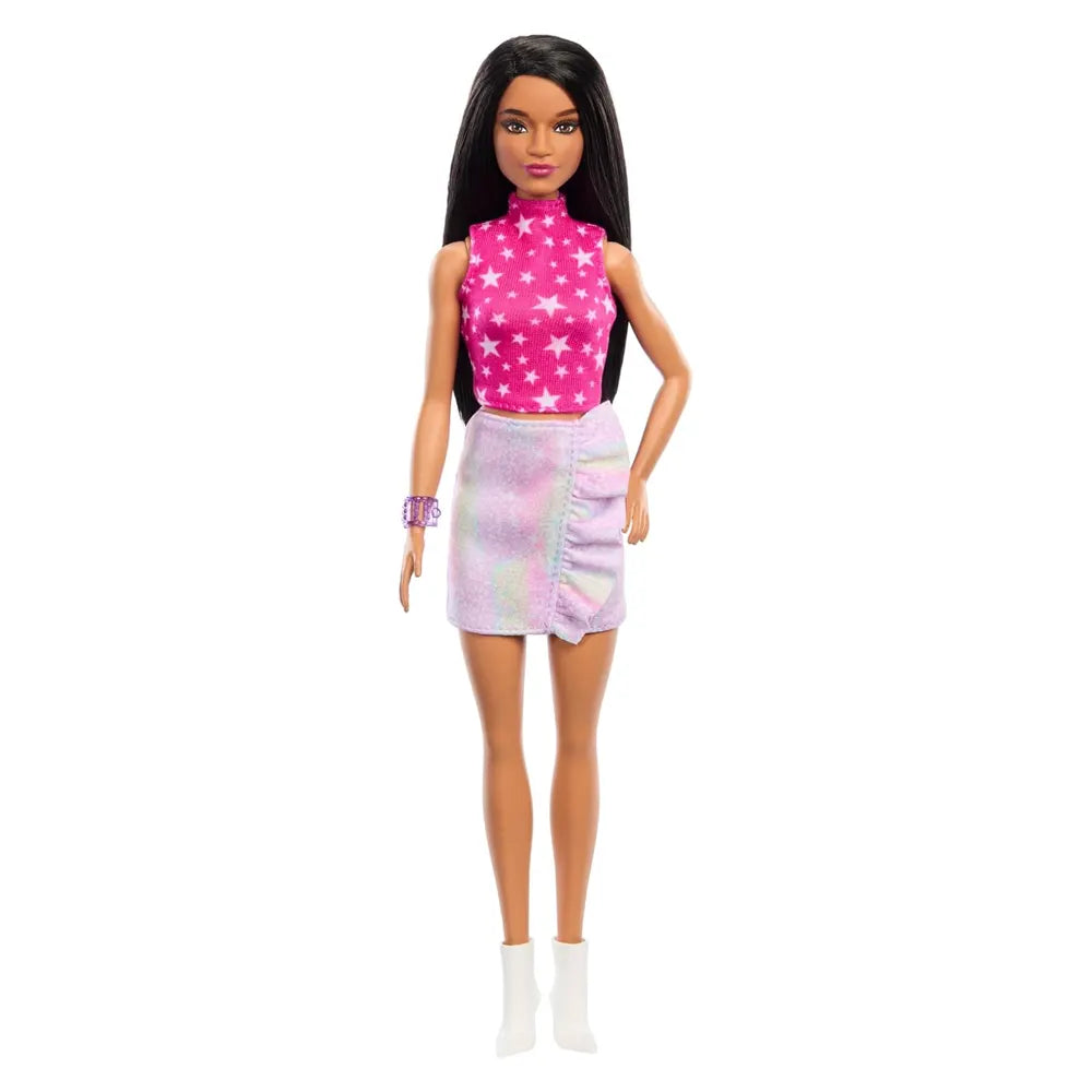 Barbie Fashionistas- Poupée Cheveux Noirs 3A+