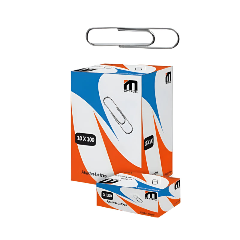 M.Office Cierres para cartas 28 mm en caja de 100