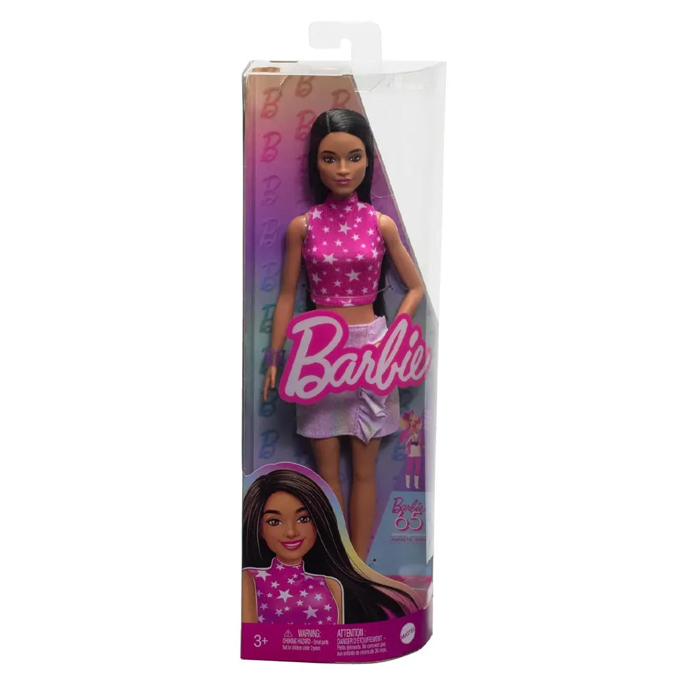 Barbie Fashionistas- Poupée Cheveux Noirs 3A+