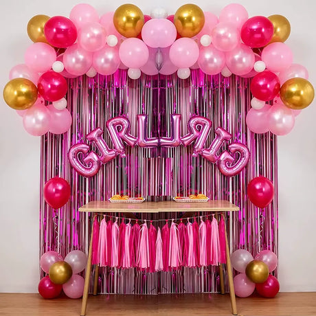 Ensemble de Décoration pour Baby Shower - "Girl" - 44 Pièces