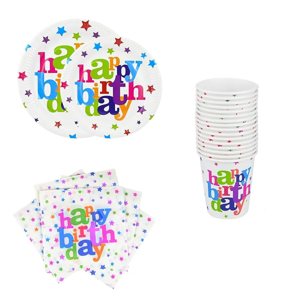 Pack Anniversaire 30 Pièces  - Happy Birthday