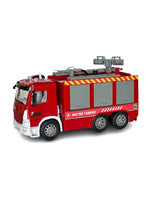 Camion Pompiers Avec Echelle et Jet d'eau