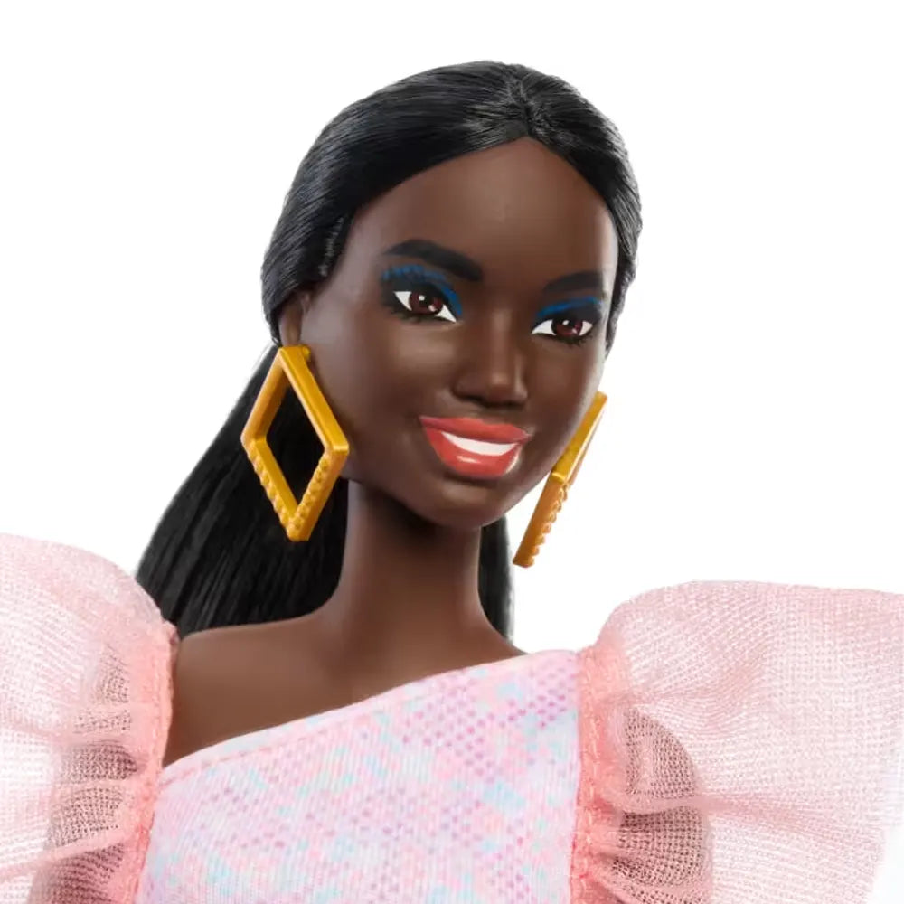 Barbie Fashionistas – Poupée Mannequin Brune aux Cheveux Noirs 3A+