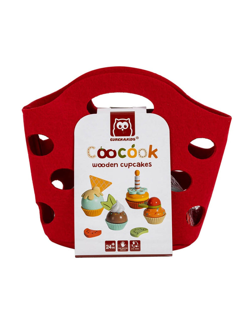 Eurekakids - Coocook Wooden Cupcakes