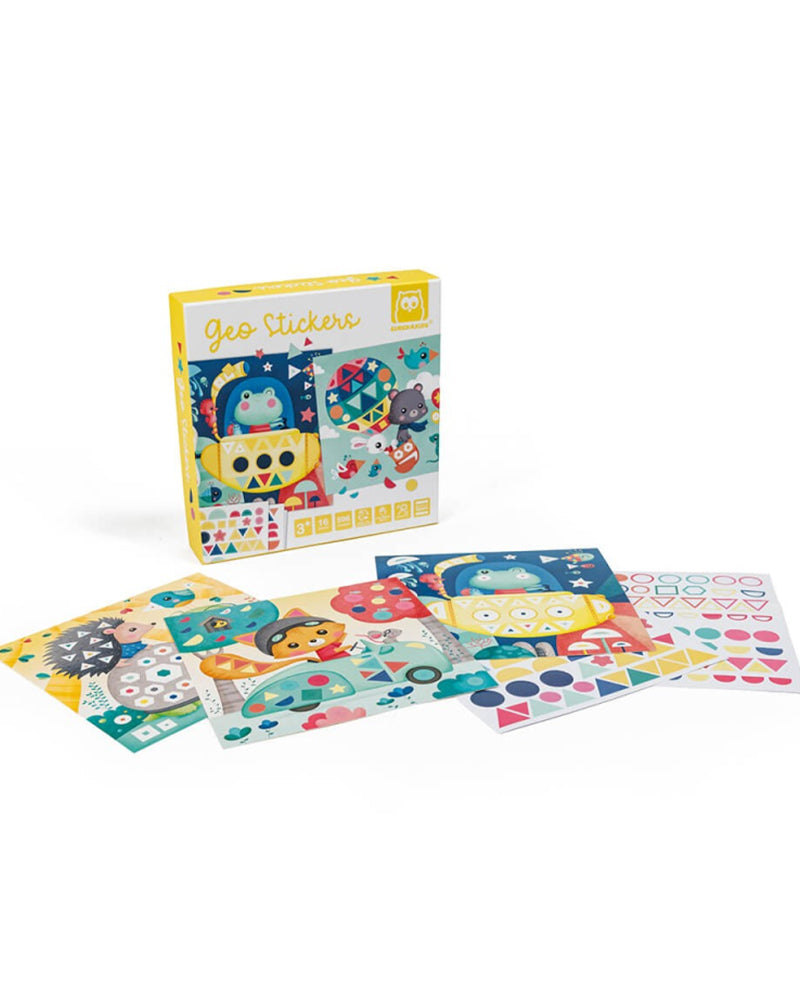 Eurekakids - Geo Stickers Kit 3ans+