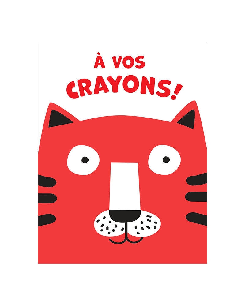 Plume Univers A Vos Crayons - Tigre