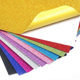 M.School Papier Mousse Adhésif avec Paillettes A4 - 10 Feuilles