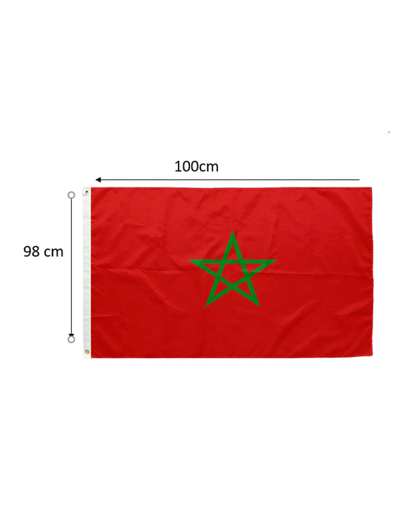 Moyen Drapeau du Maroc