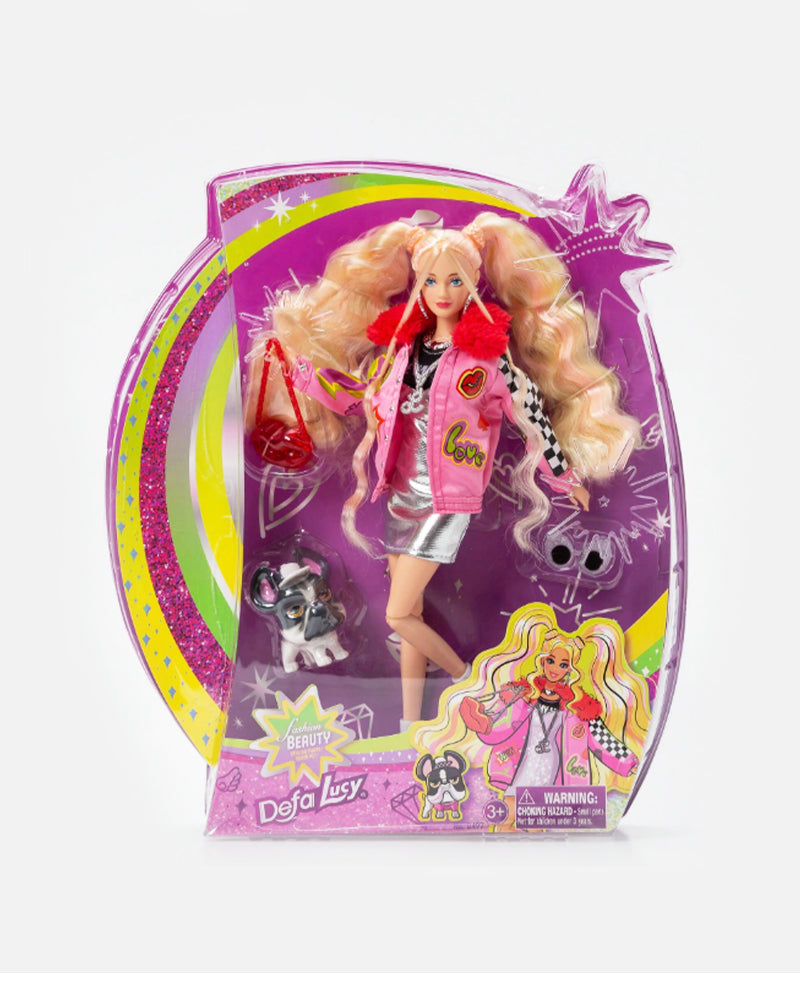 Defa Lucy Fashion Doll with Dog 3A+ | Wlidaty Maroc - 1er site E ...