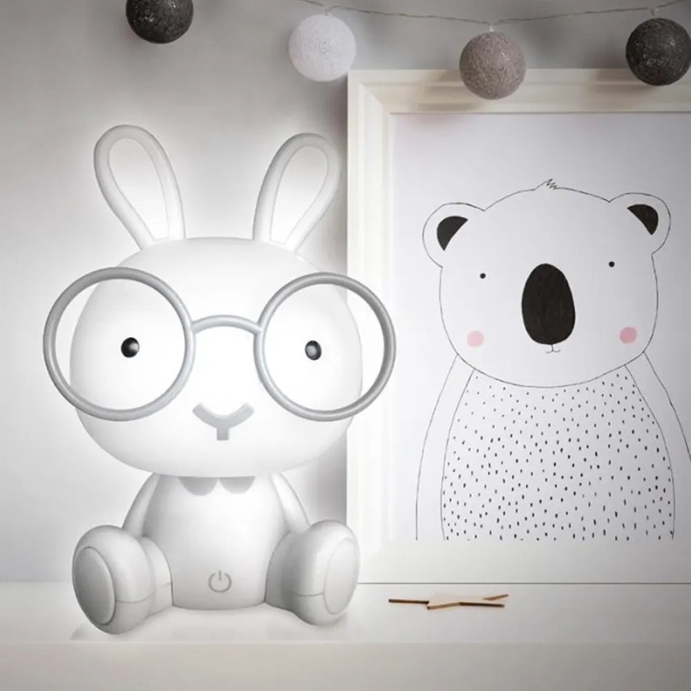 Home Deco Kids Lampe LED Table Lapin